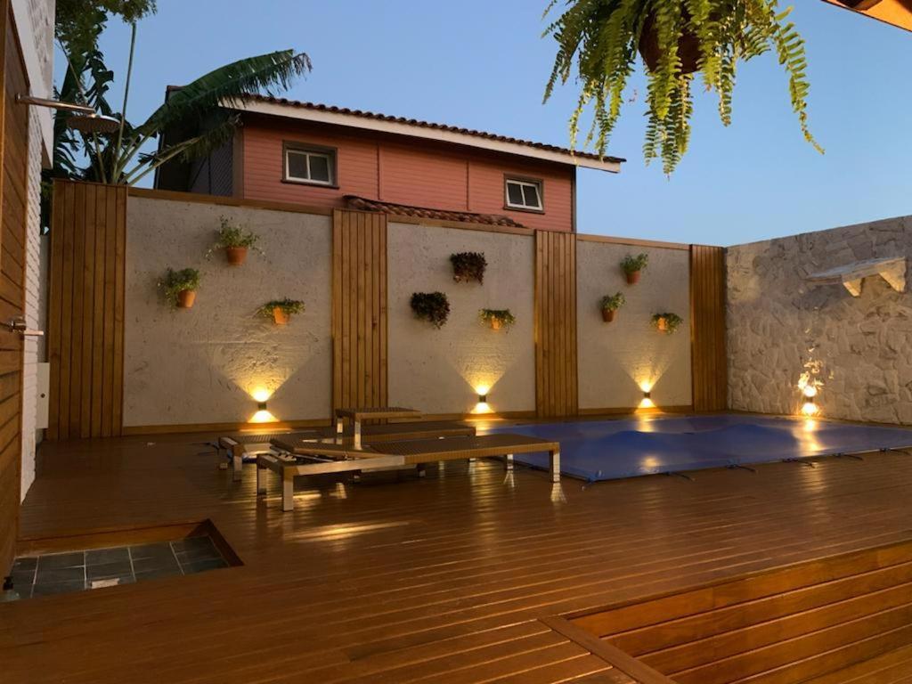 Casa Com Piscina Em Frente A Praia Do Santinho Florianópolis Buitenkant foto
